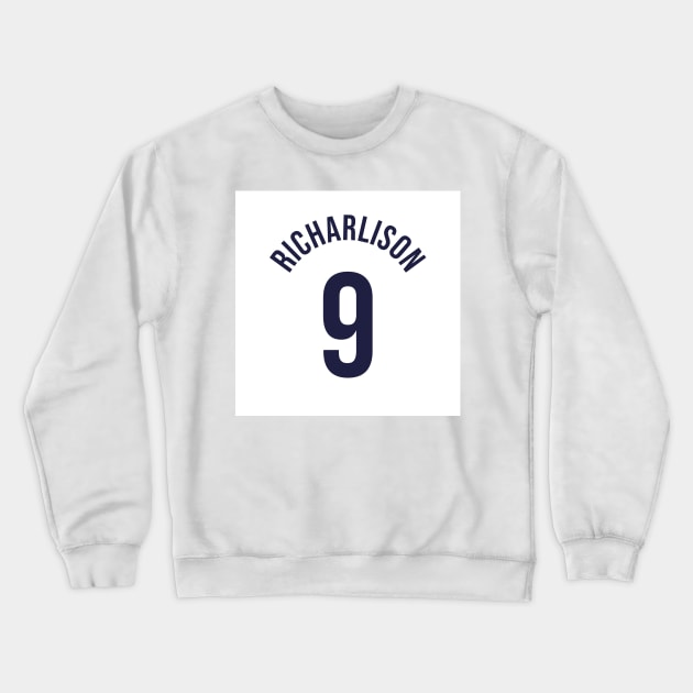 Richarlison 9 Home Kit - 22/23 Season Crewneck Sweatshirt by GotchaFace